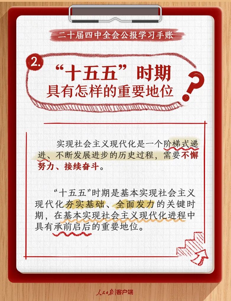 收藏！黨的二十屆四中全會公報學習手賬