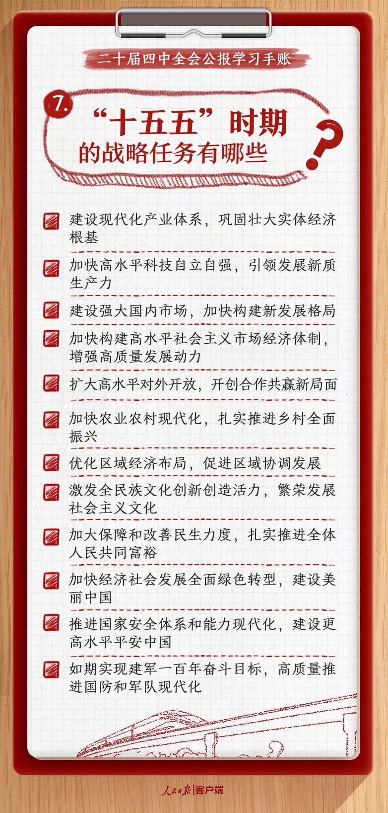 收藏！黨的二十屆四中全會公報學習手賬